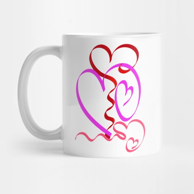 happy valentines heart for women and girlfriend by Officail STORE